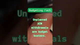 Budgeting Fact - Unplanned ATM withdrawals are budget busters... #cashfacts #budgetingtips
