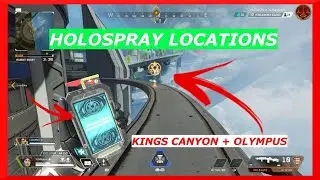 HoloSpray Scan Locations! Kings Canyon + Olympus (Decrypt the Code) | Apex Legends