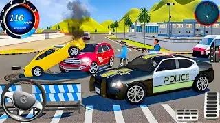Police Car Chase Simulator 3D Game - Real Cop Cars Driving Simulator 2025 - Android GamePlay