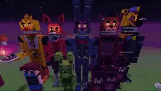 Five Nights at Freddy&rsquo;s Minecraft Statue Showcase
