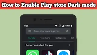 #Technicalmanish #PlaystoreDark mode  How To enable Dark mode on Play Store android phone 🤳🤳🤳