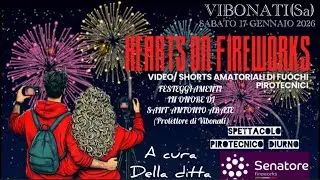 VIBONATI(Sa).SABATO 17 GENNAIO 2026. SPETTACOLO PIROTECNICO DIURNO.DITTA SENATORE FIREWORKS.