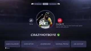 XBOX HOW TO TURN OFF CROSS PLATFORM ON MLB THE SHOW 21