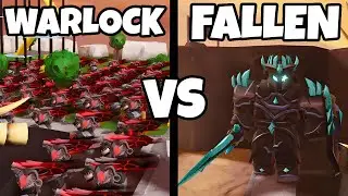 100 WARLOCKS vs FALLEN MODE in Roblox Tower Defense Simulator (TDS)