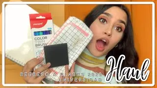 HAUL REGRESO A CLASES UNIVERSIDAD 2020 ft: STATIONERYPAL #ValelulyRod
