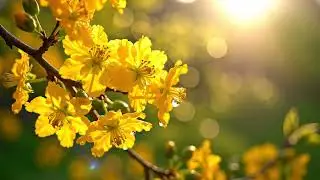 🌼✨ VIDEO BACKGROUND &ndash; HOA MAI NỞ (NỀN LED MỪNG XU&Acirc;N) ✨