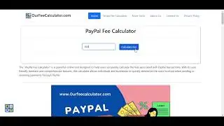 PayPal Fee Calculator Tutorial - How use it.