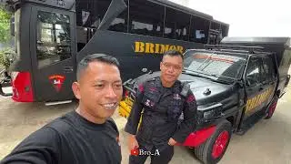 SETELAH DARI SAMPANG MADURA PASUKAN LANGSUNG MENYESUAIKAN KEGIATAN DI MARKAS BRIMOB.