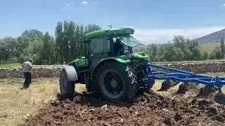 DEUTZ FAHR 5120g 7 Senedir sürüm yapılmamış yonca yeri haziranda toprak devirdik