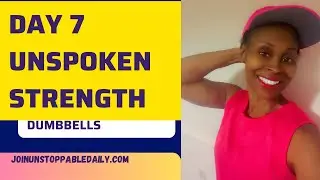 Unstoppable Daily | Full-Body Dumbbell Strength (Pushups, Planks & Lunges)
