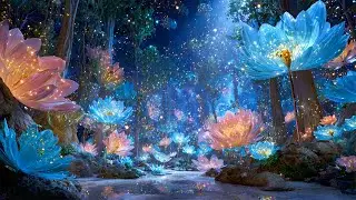 Whispers of the Enchanted Flower Forest | 4K Celestial Bloom & Dream Light