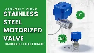 The Bucket Company's Stainless Steel Motorized Valve: Auto Irrigation Accessory for Plant Feeding!