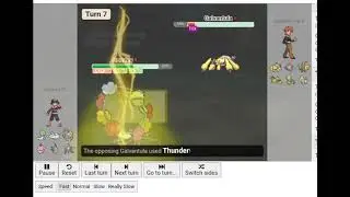 Mono Fairy Vs Mono Electric *Comfey sweep* Pokemon Showdown