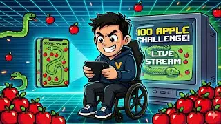 100 Apples Challenge! Google Snake Game World Record? 🍎😱 #shorts