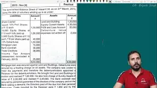 Liquidation of Companies Lect 12 (Receiver is appointed)