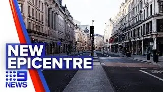 Coronavirus: UK records highest death toll in Europe | Nine News Australia