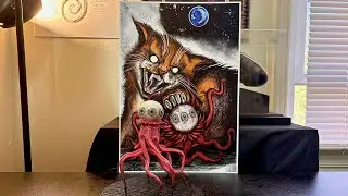 Обзор проекта статуэтки Alien Earth T-Ocellus в масштабе 1:1 #alienearth #alienearthfx