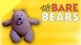 DIY: How to make Grizzly bear with clay | We bare bears  part 1 | Clayton Sculpting
