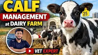 Calf Management at Dairy farm, فارم پر وچھے اور وچھیوں کی نشوونما کے طریقے 