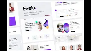How To Buy Exela &ndash; Social Media Marketing Agency Elementor Template Kit 2.50 $ Only