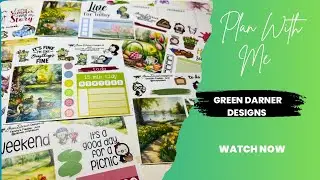Plan With Me// Featuring Green Darner Designs// B6TN