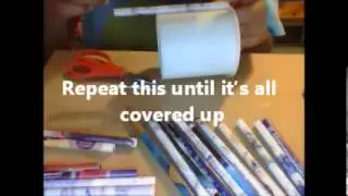 DIY Magazine Pencil Cup