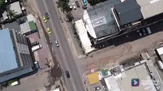 Aerial view of Sinkor, Liberia 2021