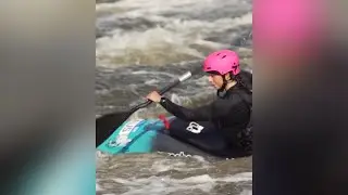 It's a tough fight, but cool to see kayak cross introduced to the Paris 2024 Olympics