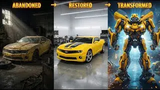 Bumblebee's Rebirth: Abandoned Camaro Restoration & Epic Transformation