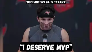 Baker Mayfield WANTS MVP after clutch win - Post Game Interview - Buccaneers vs Texans 