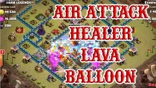 Clash of clans clan wars Exodias vs 夜殿 (ye dian) - The power of healer