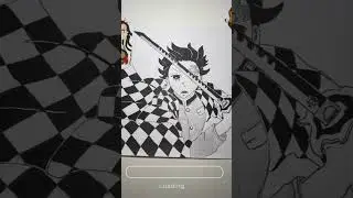 Un superbe dessin Demon Slayer !! 🤩 #dessin #demonslayer #tanjiro  #viral #like #tanjirodrawing