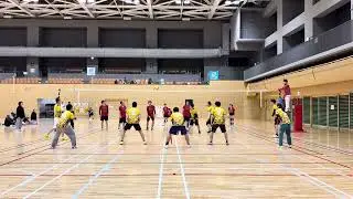 11/9 鳥取9人制 遷喬vs日進 3セット目