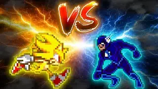 Sonic (JT) VS Wally West (Iso) (MUGEN Sprite Battle)