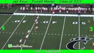 OH 2015 Jair Knox  Purcell Marian  Jr Yr  ATH9