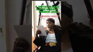 5 WETON YG AKAN SUKSES MENURUT PRIMBON JAWA