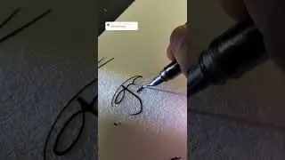 How to sign the letter J?#viral #signature #calligraphy #handwriting #art