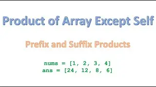 Product of Array Except Self
