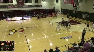 Shoremen Basketball - Ty Woodland Fade Away Jumper To Beat Shot Clock Versus Haverford - 2/18/26