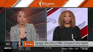 Ari Chambers' reaction to Napheesa Collier's powerful statement to WNBA leadership | SportsCenter
