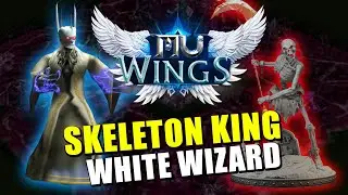 MU WINGS WHITE WIZARD & SKELETON KING - A BATALHA ENTRE GUILDS