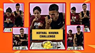 Jackfruit Challenge | Kothal khuwa challenge korelu tair logot guys #comedyshorts #assamesecomedy