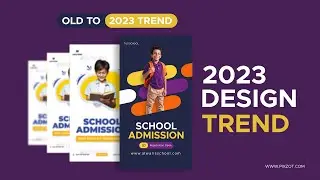 Social Media Post  Design using 2023 Trend - MASTERCLASS | Photoshop CC Tutorial