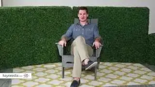 Exclusive! POLYWOOD&reg; Modern Folding Adirondack Chair - Product Review Video