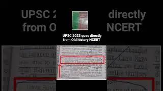 Proof of how essential are HISTORY NCERTs for UPSC PRELIMS 🤩🤩