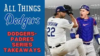 Takeaways from Dodgers' Sweep of Padres!