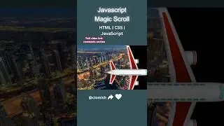 Simple JavaScript Magic #html #css #javascript #magic #coding #effects #webdesign #scroll