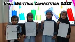 Hand Writing Competition 2025 #no1schoolinunn #aadarshmissionhighschool 