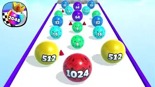 Ball Merge 2048 - All Levels Ball Gameplay Android, iOS ( Level 4076 - 4086 )