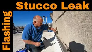 How to repair Leaking Flashing on a Stucco Wall